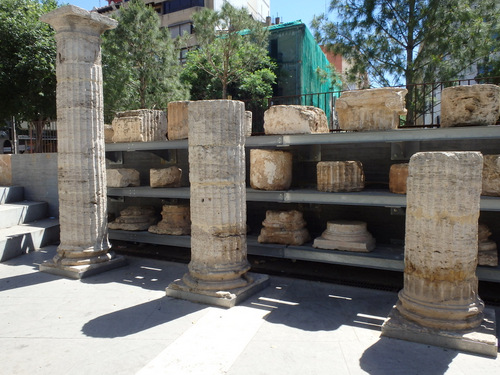 Roman Artifacts in Val&egrave;ncia.
